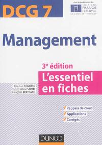 Management, DCG 7 : l'essentiel en fiches