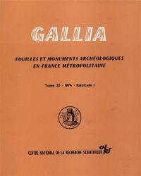 Gallia préhistoire, n° 32-1