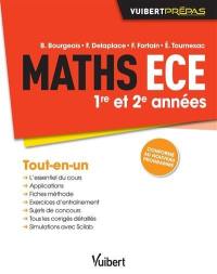 Maths ECE : 1re et 2e années : tout-en-un