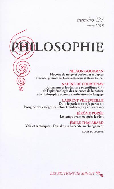 Philosophie, n° 137