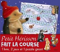 Petit Hérisson fait la course : 1 livre, 2 jeux et 1 puzzle géant