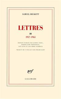 Lettres. Vol. 3. 1957-1965