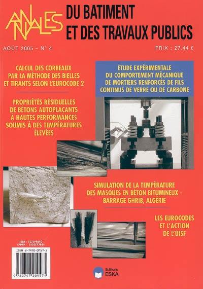 Annales du bâtiment et des travaux publics, n° 4 (2005)