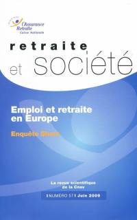 Retraite et société, n° 57. Emploi et retraite en Europe : enquête Share