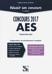 Réussir son concours 2017 AES : préparation et entraînement complets