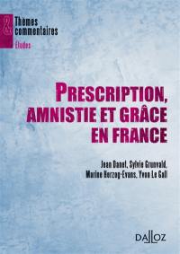 Prescription, amnistie et grâce en France : 2008