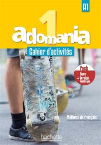 Adomania 1 : méthode de français, A1 : cahier d'activités, pack livre + version numérique