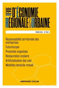 Revue d'économie régionale et urbaine, n° 1 (2024). Varia