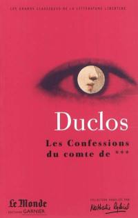 Histoire de madame de Luz. Les confessions du comte de...
