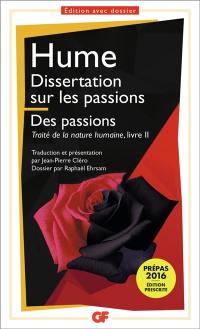 Dissertation sur les passions. 