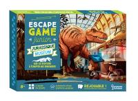 Jurassique muséum : escape game junior : aide les visiteurs à échapper aux dinosaures