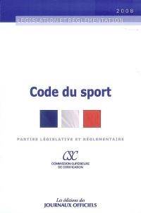 Code du sport : parties législative et réglementaire
