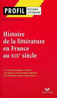 Histoire de la littérature française au XIXe siècle