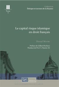 Le capital risque islamique en droit français
