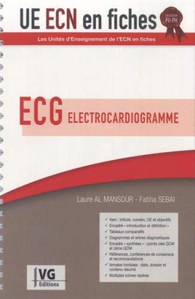 ECG : électrocardiogramme