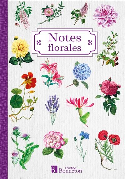 Notes florales : petit carnet de notes