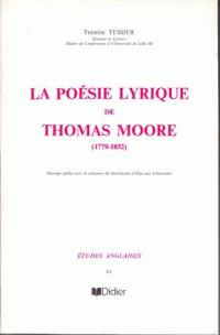 La poésie lyrique de Thomas Moore