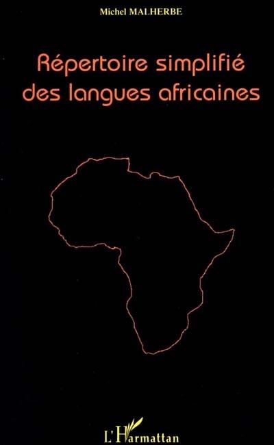 Répertoire simplifié des langues africaines