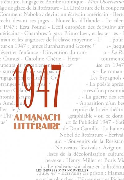 1947 : almanach littéraire