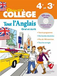 Tout l'anglais oral et écrit : 4e et 3e