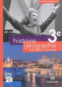 Histoire géographie, éducation civique, 3e
