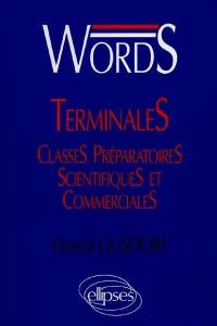 Words Terminales : médiascopie du vocabulaire anglais