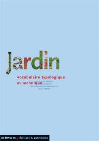 Jardin : vocabulaire typologique et technique