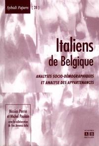 Italiens de Belgique : analyses socio-démographiques et analyse des appartenances