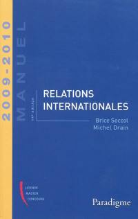 Relations internationales : 2009-2010