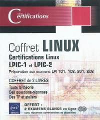 Coffret Linux : certifications Linux LPIC-1 et LPIC-2 : préparation aux examens LPI 101, 102, 201, 202