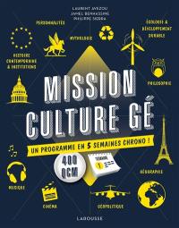 Mission culture gé : un programme en 5 semaines chrono !. Vol. 2