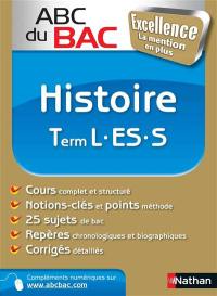 Histoire : term L, ES, S