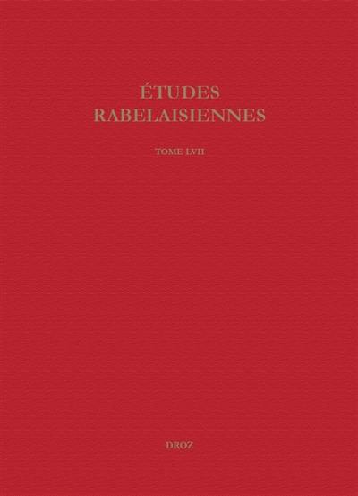 Etudes rabelaisiennes. Vol. 57. Varia