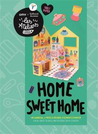 Home sweet home : un carrousel, 4 pièces à décorer, 8 éléments à monter. Home sweet home : a real house to build and decorate with stickers