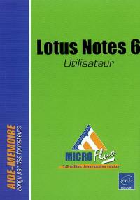 Lotus Notes 6 : utilisateur