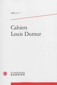 Cahiers Louis Dumur, n° 1