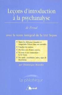 Leçons d'introduction à la psychanalyse : avec le texte intégral de la XXIe leçon
