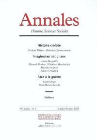 Annales, n° 1 (2003). Imaginaires nationaux : origines, usages, figures