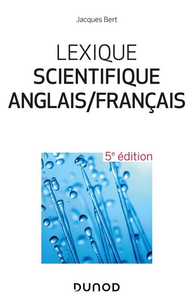 Lexique scientifique anglais-français : 25.000 entrées