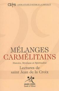 Mélanges carmélitains, n° 22. Lectures de saint Jean de la Croix