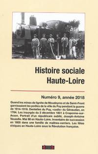 Histoire sociale Haute-Loire, n° 9
