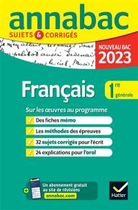 Français 1re générale : sur les oeuvres au programme : nouveau bac 2023