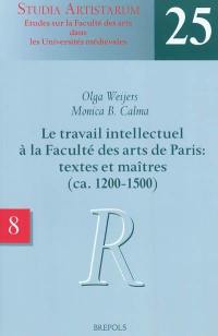 Le travail intellectuel à la Faculté des arts de Paris : textes et maîtres (ca 1200-1500). Vol. 8. Répertoire des noms commençant par R