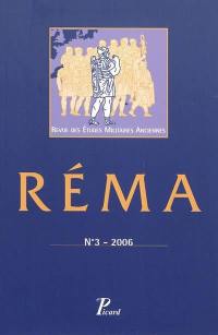 REMA, Revue des études militaires anciennes, n° 3
