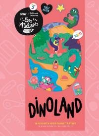 Dinoland : un poster recto verso à colorier et à décorer. Dinoland : color and decorate a two-sided poster