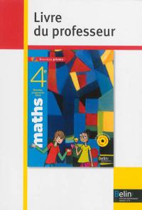 Maths 4e : nouveau programme 2009 : livre du professeur
