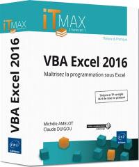 VBA Excel 2016 : maîtrisez la programmation sous Excel