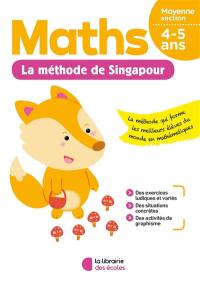 Maths, la méthode de Singapour, moyenne section, 4-5 ans