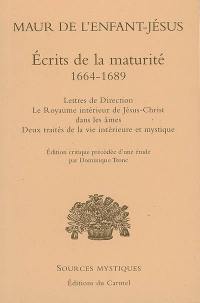 Ecrits de la maturité : 1664-1689