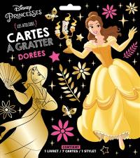 Disney princesses : cartes à gratter dorées